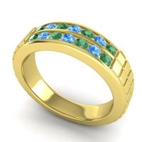 Men's Double Channel Boxed 6mm Band