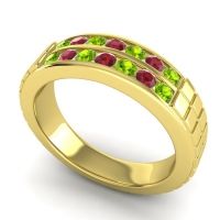 Men's Double Channel Boxed 6mm Band