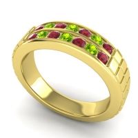 Men's Double Channel Boxed 6mm Band