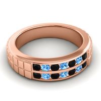 Men's Double Channel Boxed 6mm Band
