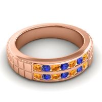 Men's Double Channel Boxed 6mm Band