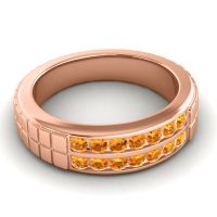 Men's Double Channel Boxed 6mm Band