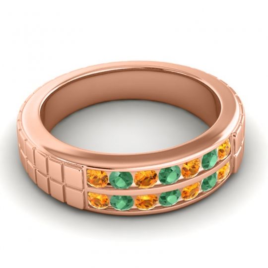Men's Double Channel Boxed 6mm Band