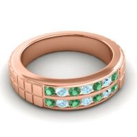 Men's Double Channel Boxed 6mm Band