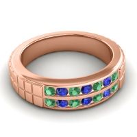 Men's Double Channel Boxed 6mm Band