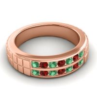 Men's Double Channel Boxed 6mm Band