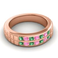 Men's Double Channel Boxed 6mm Band