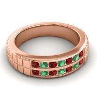 Men's Double Channel Boxed 6mm Band