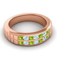 Men's Double Channel Boxed 6mm Band