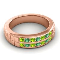 Men's Double Channel Boxed 6mm Band