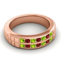 Men's Double Channel Boxed 6mm Band
