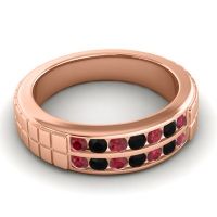 Men's Double Channel Boxed 6mm Band