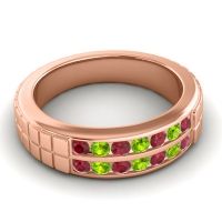 Men's Double Channel Boxed 6mm Band