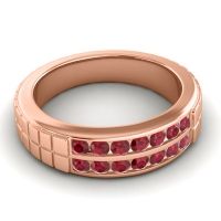 Men's Double Channel Boxed 6mm Band