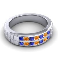 Men's Double Channel Boxed 6mm Band