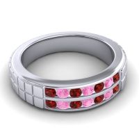 Men's Double Channel Boxed 6mm Band