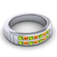 Men's Double Channel Boxed 6mm Band