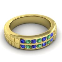 Men's Double Channel Boxed 6mm Band