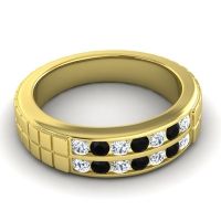 Men's Double Channel Boxed 6mm Band