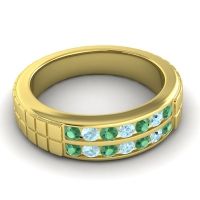 Men's Double Channel Boxed 6mm Band