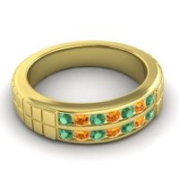 Men's Double Channel Boxed 6mm Band