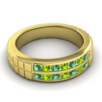 Men's Double Channel Boxed 6mm Band