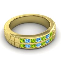 Men's Double Channel Boxed 6mm Band