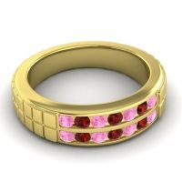 Men's Double Channel Boxed 6mm Band