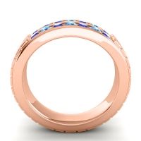Men's Double Channel Boxed 6mm Band