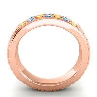Men's Double Channel Boxed 6mm Band