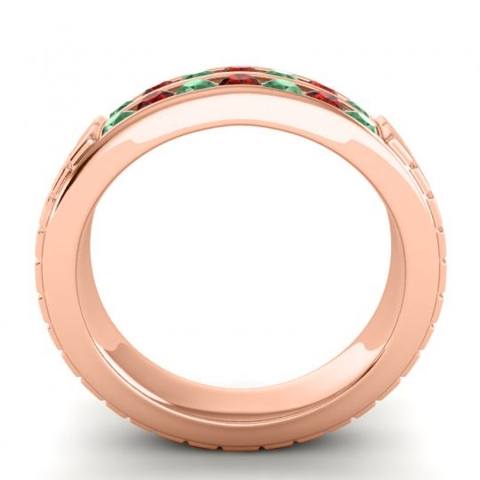 Men's Double Channel Boxed 6mm Band