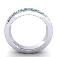 Men's Double Channel Boxed 6mm Band