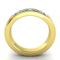 Men's Double Channel Boxed 6mm Band