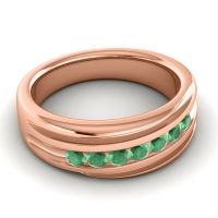 Men's Designer Tilted Channel 8mm Band