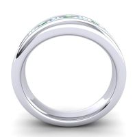 Men's Designer Tilted Channel 8mm Band