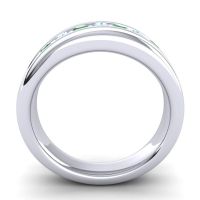 Men's Designer Tilted Channel 8mm Band