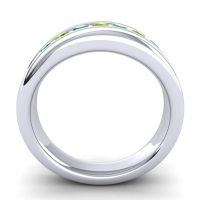 Men's Designer Tilted Channel 8mm Band