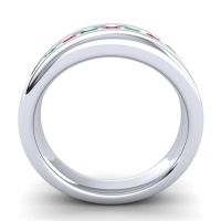 Men's Designer Tilted Channel 8mm Band