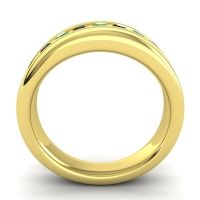 Men's Designer Tilted Channel 8mm Band