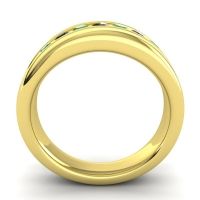 Men's Designer Tilted Channel 8mm Band