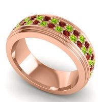 Men's Prong-Set Double Row 8mm Band