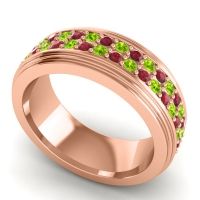 Men's Prong-Set Double Row 8mm Band