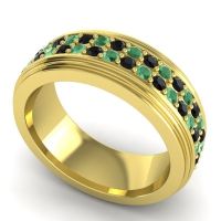 Men's Prong-Set Double Row 8mm Band