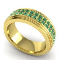 Men's Prong-Set Double Row 8mm Band
