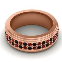 Men's Prong-Set Double Row 8mm Band