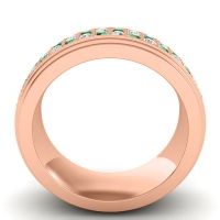 Men's Prong-Set Double Row 8mm Band