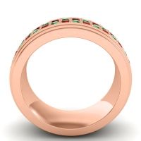 Men's Prong-Set Double Row 8mm Band