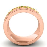 Men's Prong-Set Double Row 8mm Band