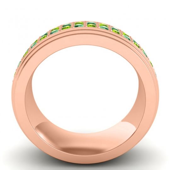 Men's Prong-Set Double Row 8mm Band