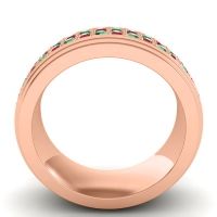 Men's Prong-Set Double Row 8mm Band